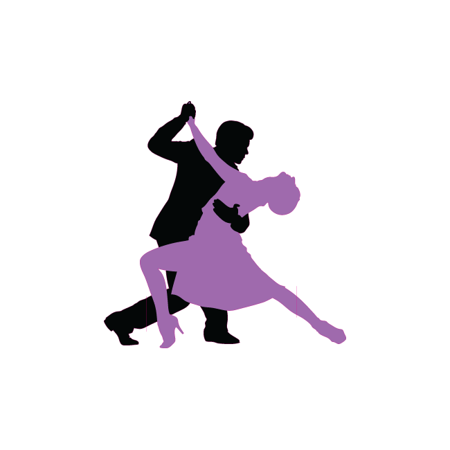 Wall stickers Dancers couple art2