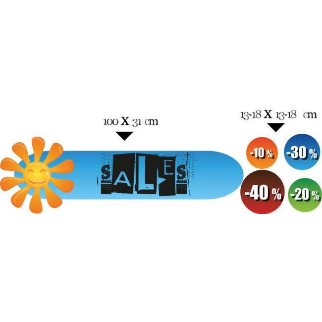 Αυτοκόλλητα εκπτώσεων , σχέδιο 21