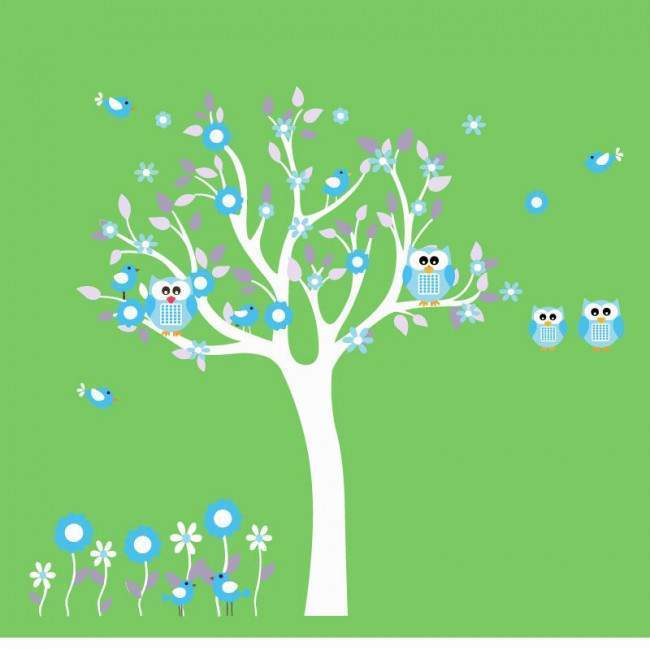 Happy Owls , εναλλακτικά χρώματα για αγοράκια, λεπτομέρεια