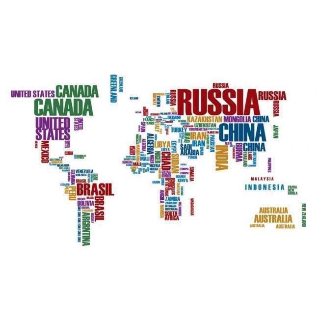 World Map, Φωτογραφική ταπετσαρία