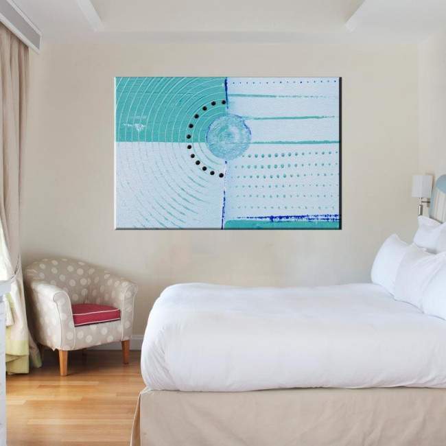 Πίνακας σε καμβά Windy summer beach