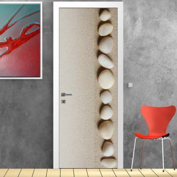 Door sticker Stones and sand harmony