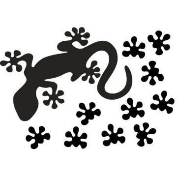 Wall stickers Gecko lizard 2