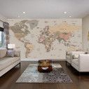 Ταπετσαρία τοίχου World map, χρωμ. συνδυασμοί ΙΙΙ
