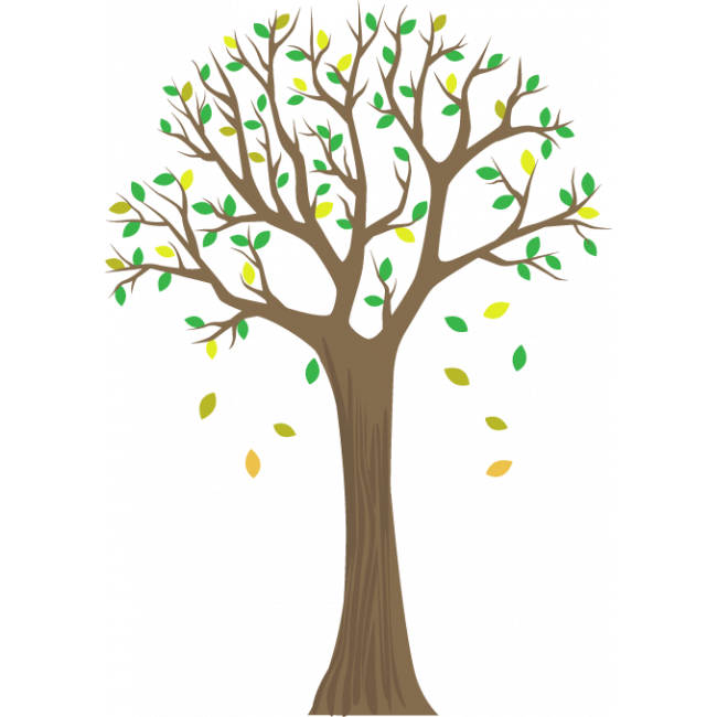 Wall stickers Lime tree 2