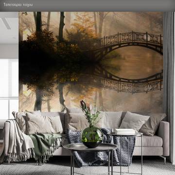 Wallpaper Old bridge on the lake 2