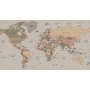 World map ,  Φωτογραφική ταπετσαρία αυτοκόλλητη , χρωμ. συνδυασμοί 3
