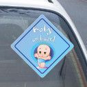 Baby car sticker Baby boy on board! 