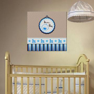 Kids canvas print Its a boy