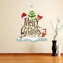 Cristmas Tree αυτοκόλλητο τοίχου, πόρτας , βιτρίνας