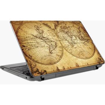 Vintage map αυτοκόλλητο laptop