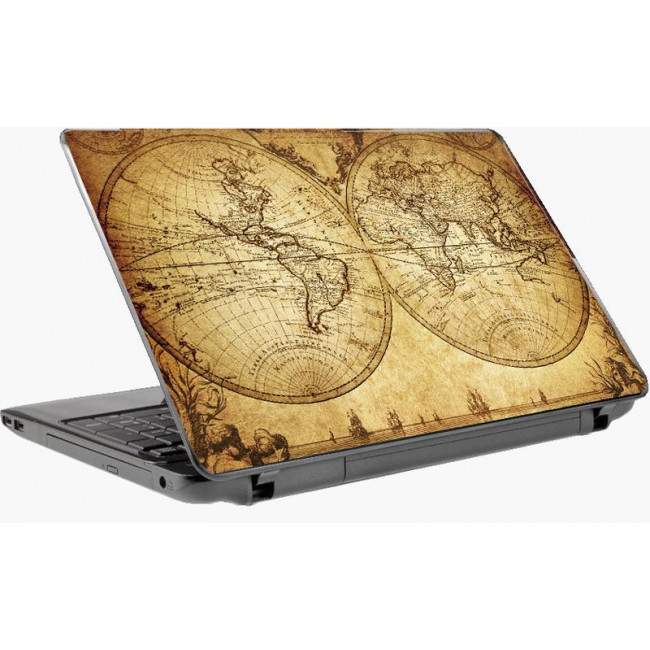 Vintage map Laptop skin 