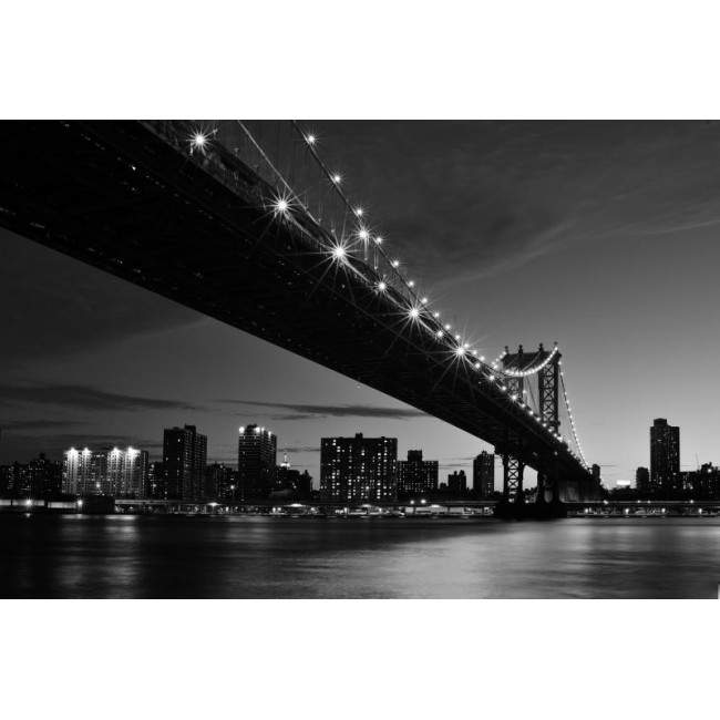 Manhattan bridge Laptop skin 