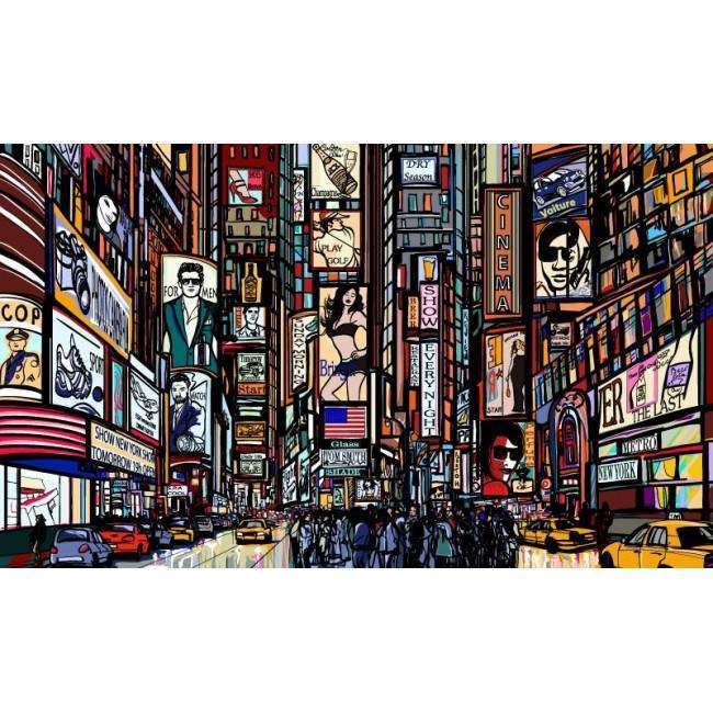 Wallpaper Cityscape vector