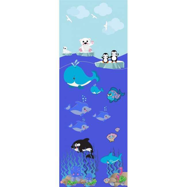 Door sticker Sea animals