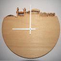 Athens skyline  wall clock