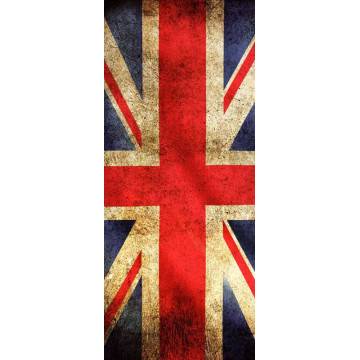 Fridge sticker English flag vintage 2