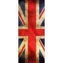 Fridge sticker English flag vintage