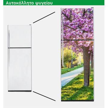 Αυτοκόλλητο ψυγείου Ροζ άνοιξη