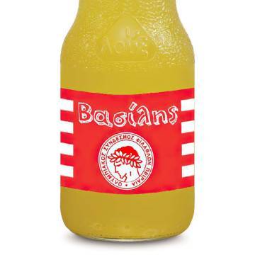 Ολυμπιακόςαυτοκόλλητες ετικέτες για μπουκάλια αναψυκτικών ,νερού,το όνομα που θέλετε Βινύλιο Αυτ/το