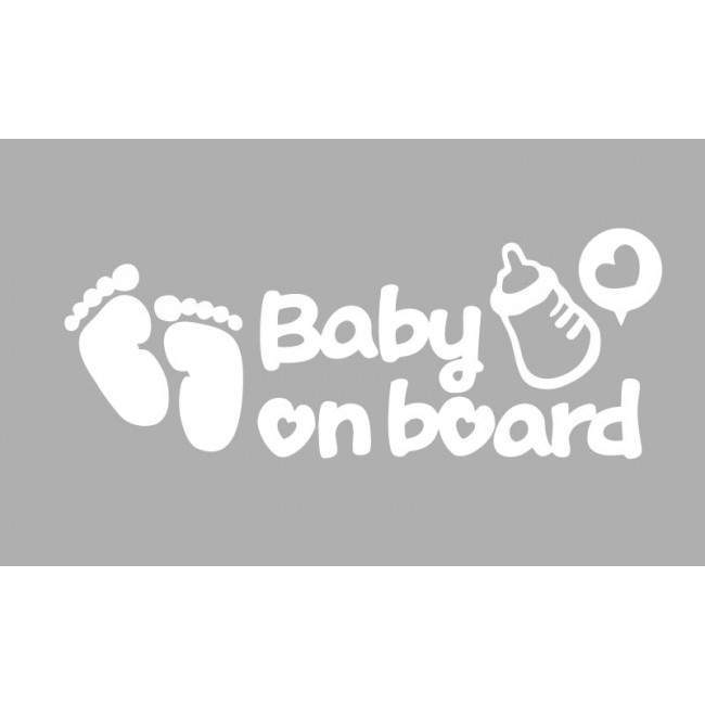 Baby on Board , αυτοκόλλητο  αυτοκινήτου