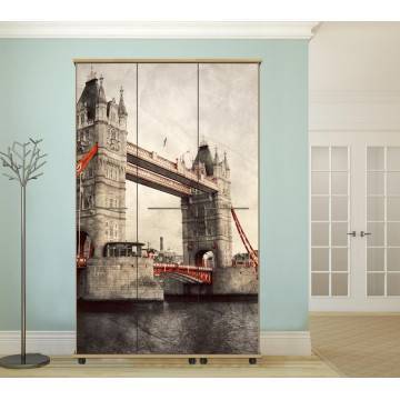 Closet sticker Tower bridge Vintage