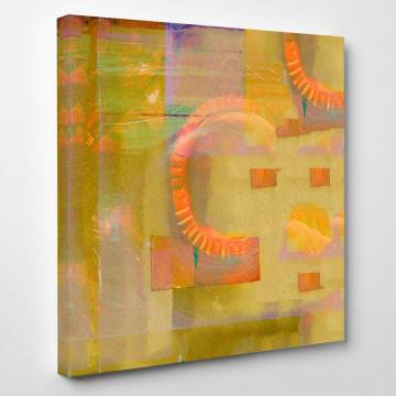 Canvas print Crescent moon watercolor 2