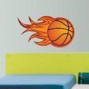 Wall stickers Burning Ball Basketball