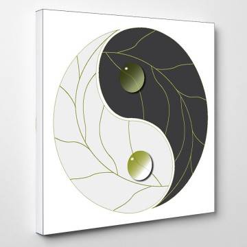 Canvas print Yin yang 2