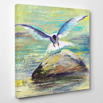 Canvas print Seagull 2