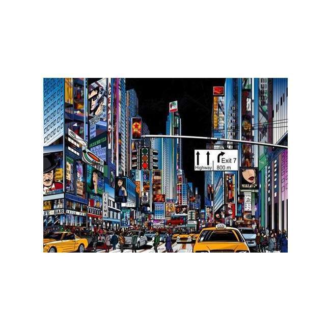 New york vector art 2, αυτοκόλλητο  ντουλάπας