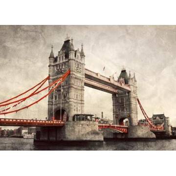 Tower bridge Vintageαυτοκόλλητο  ντουλάπας 2