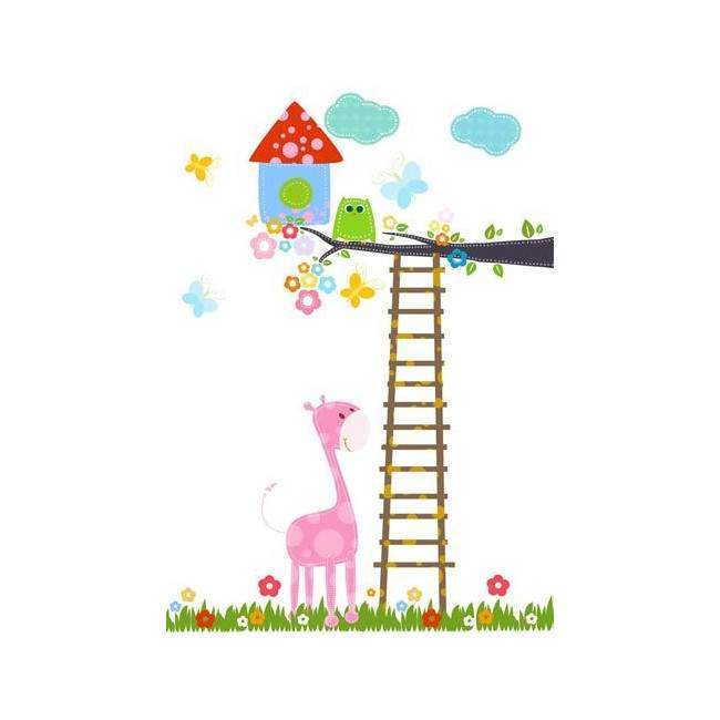 Closet sticker Owl tree