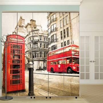 London vintageαυτοκόλλητο  ντουλάπας