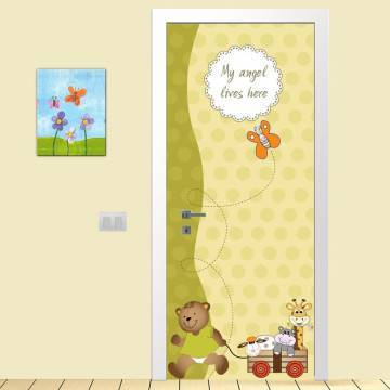 Door sticker Let ride