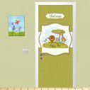 Door sticker Welcome to the zoo, for kids