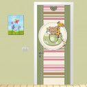 Door sticker Cute colors, for kids