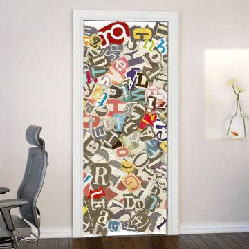 Door sticker Typography I