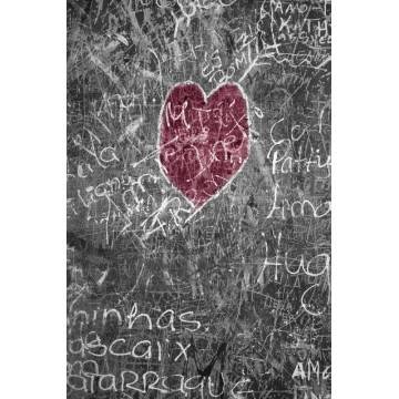 Door sticker Heart chalkboard 2
