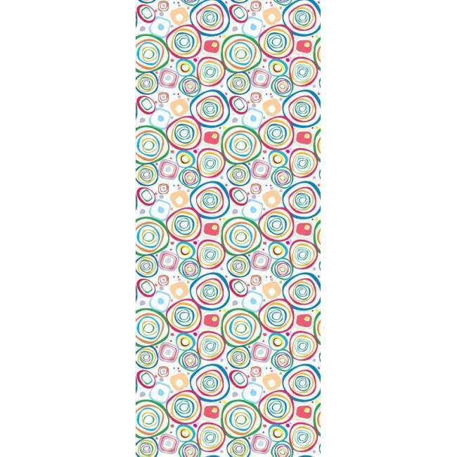 Ovals pal, αυτοκόλλητο πόρτας