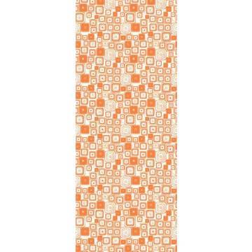 Αυτοκόλλητο πόρτας Orange rectangles 2