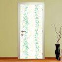 Door sticker Green waves