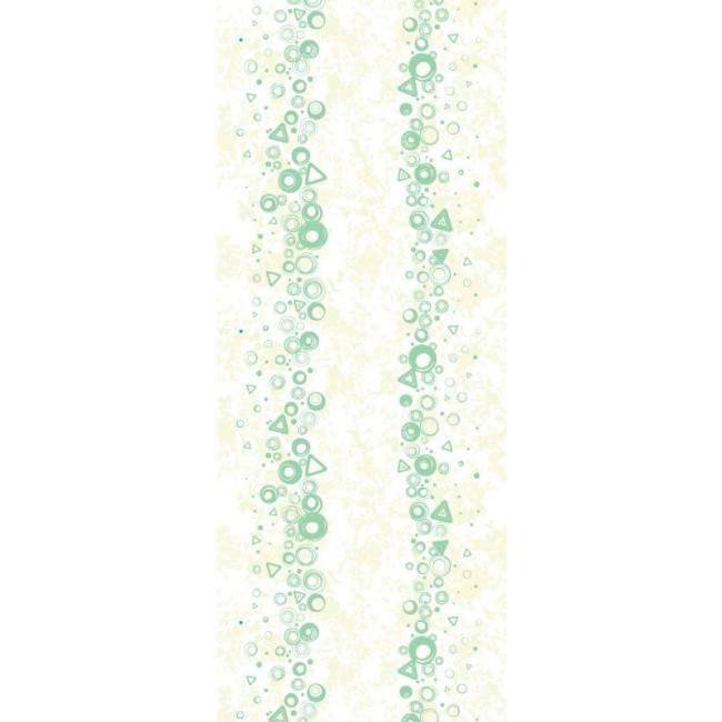 Door sticker Green waves