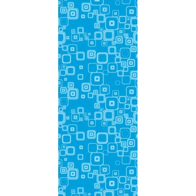 Blue rectangles, αυτοκόλλητο πόρτας