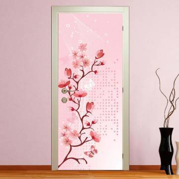 Door sticker Blossomed spring