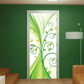Door sticker Liquid green