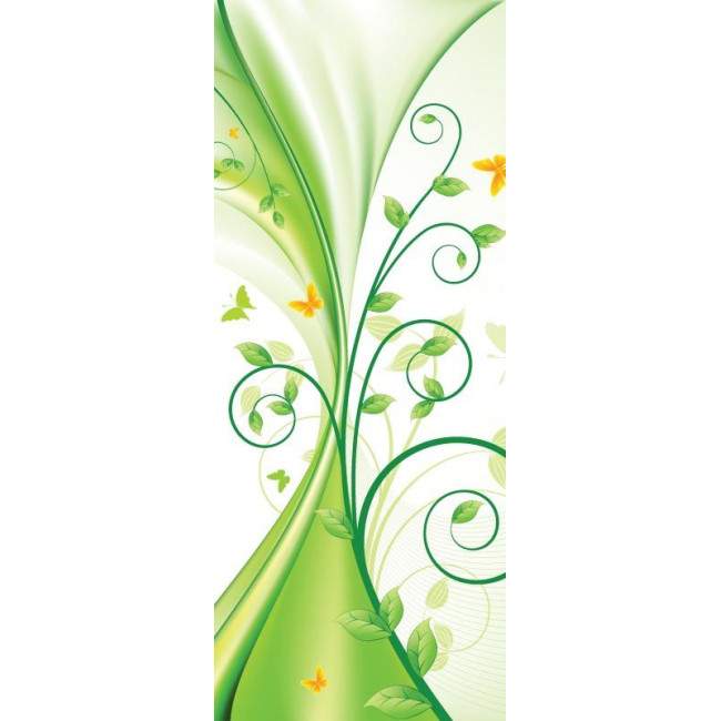 Door sticker Liquid green