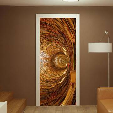 Door sticker Chaotic library