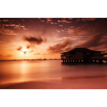 Door sticker Exotic sunset 2