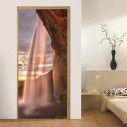 Door sticker Amazing waterfalls